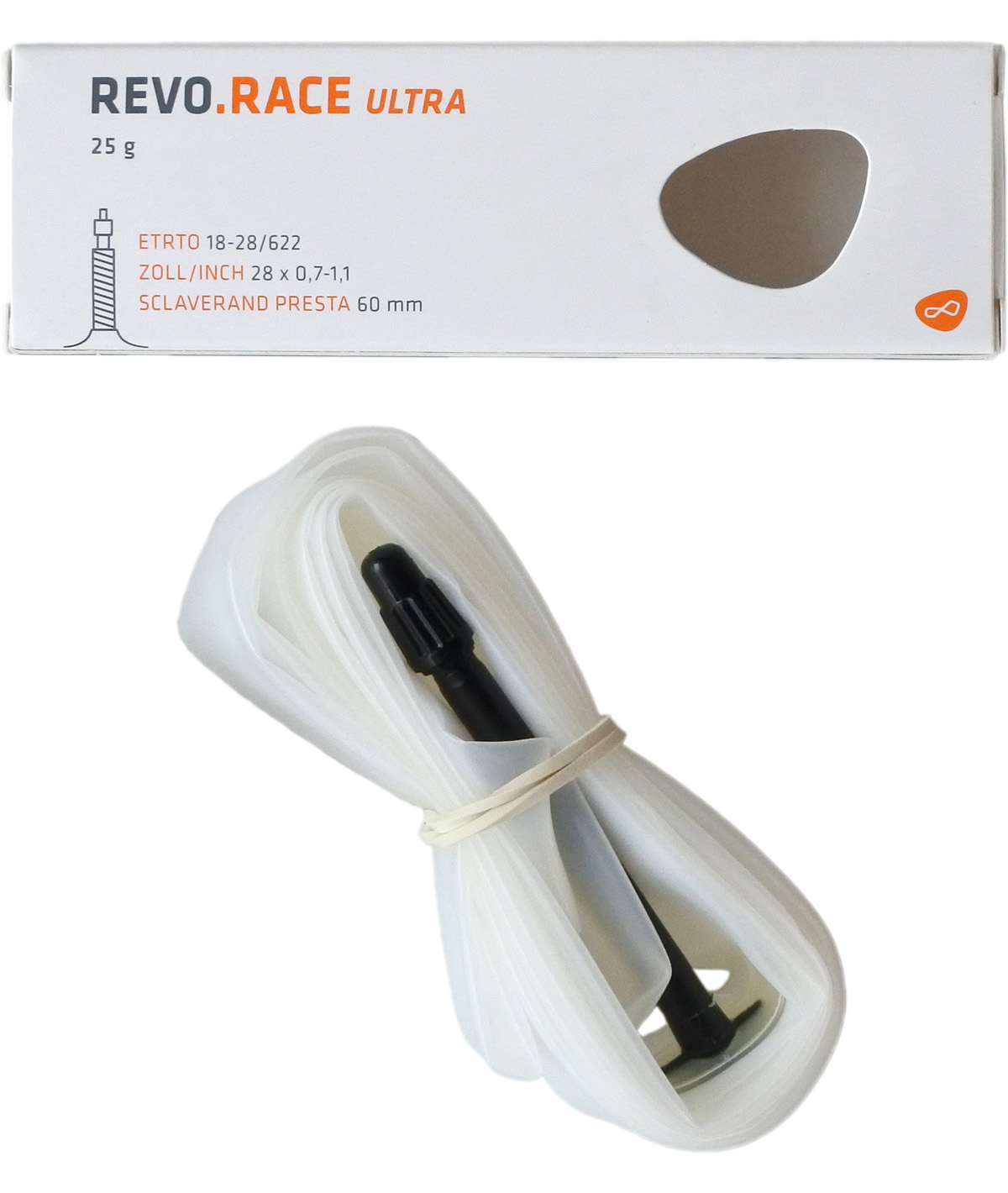 Camera d'aria Race Ultra, 700 x 18/28C, 60 mm